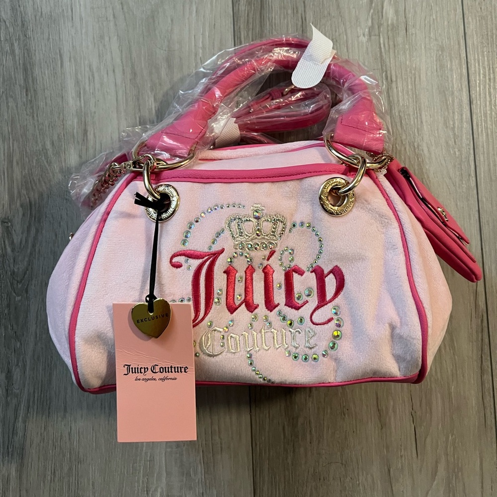 Juicy Couture Dreamy Juicy Lt Pink/Pink Satchel Bag